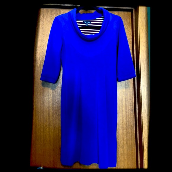 FEVER CITY Dress, Royal Blue, Sz 4 - Picture 2 of 8